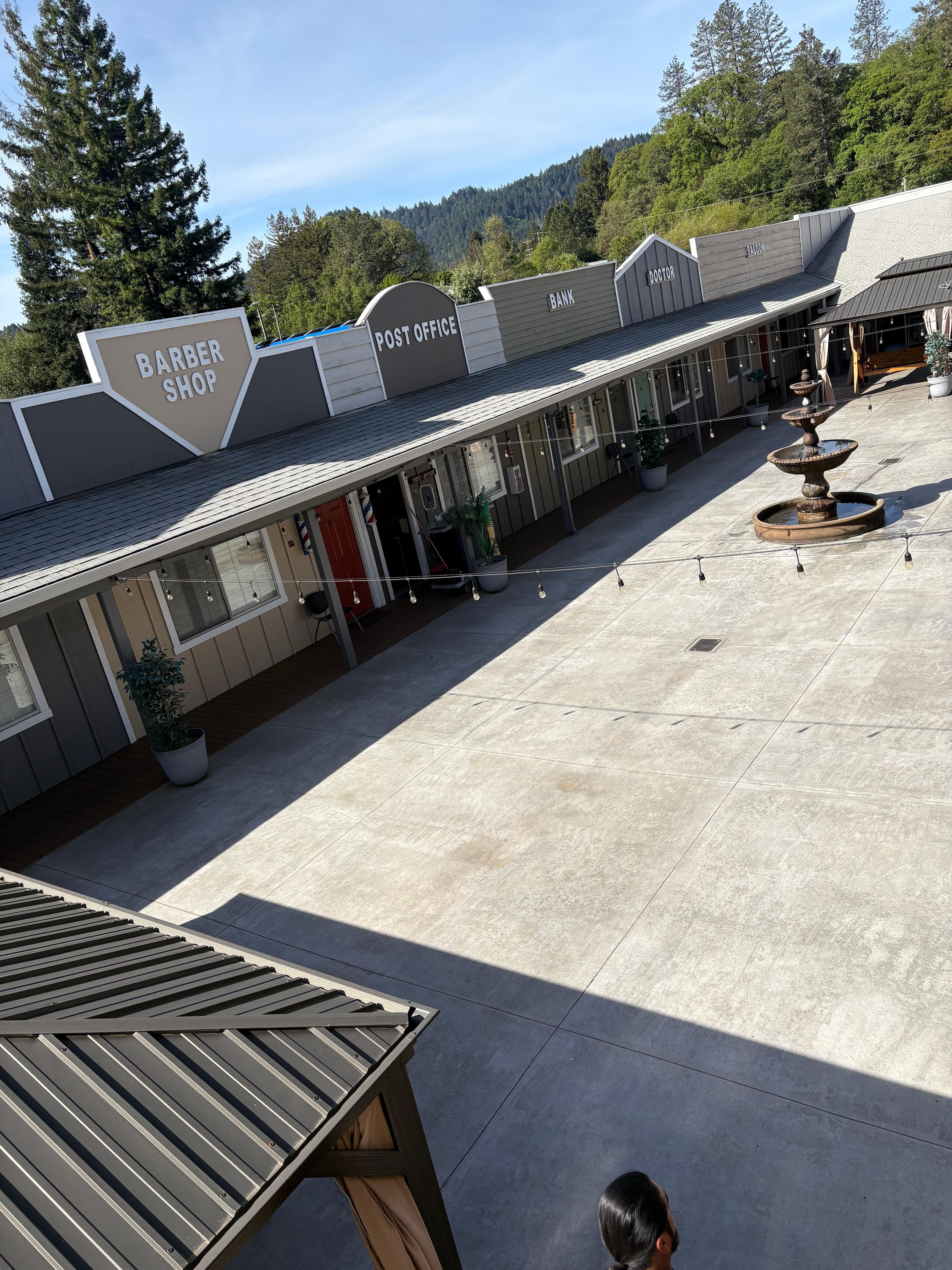 Outside area from room view 