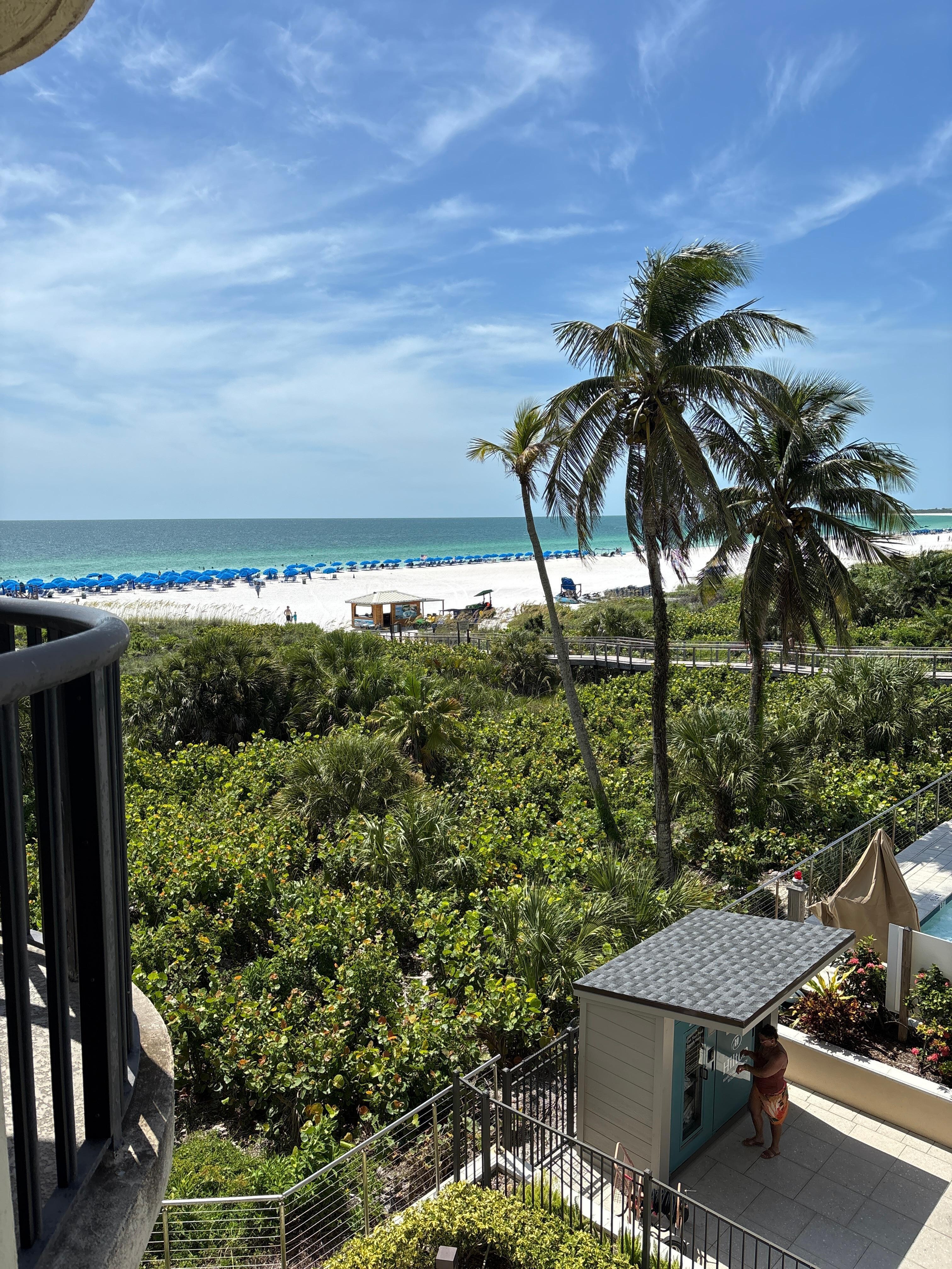 View from our room. 