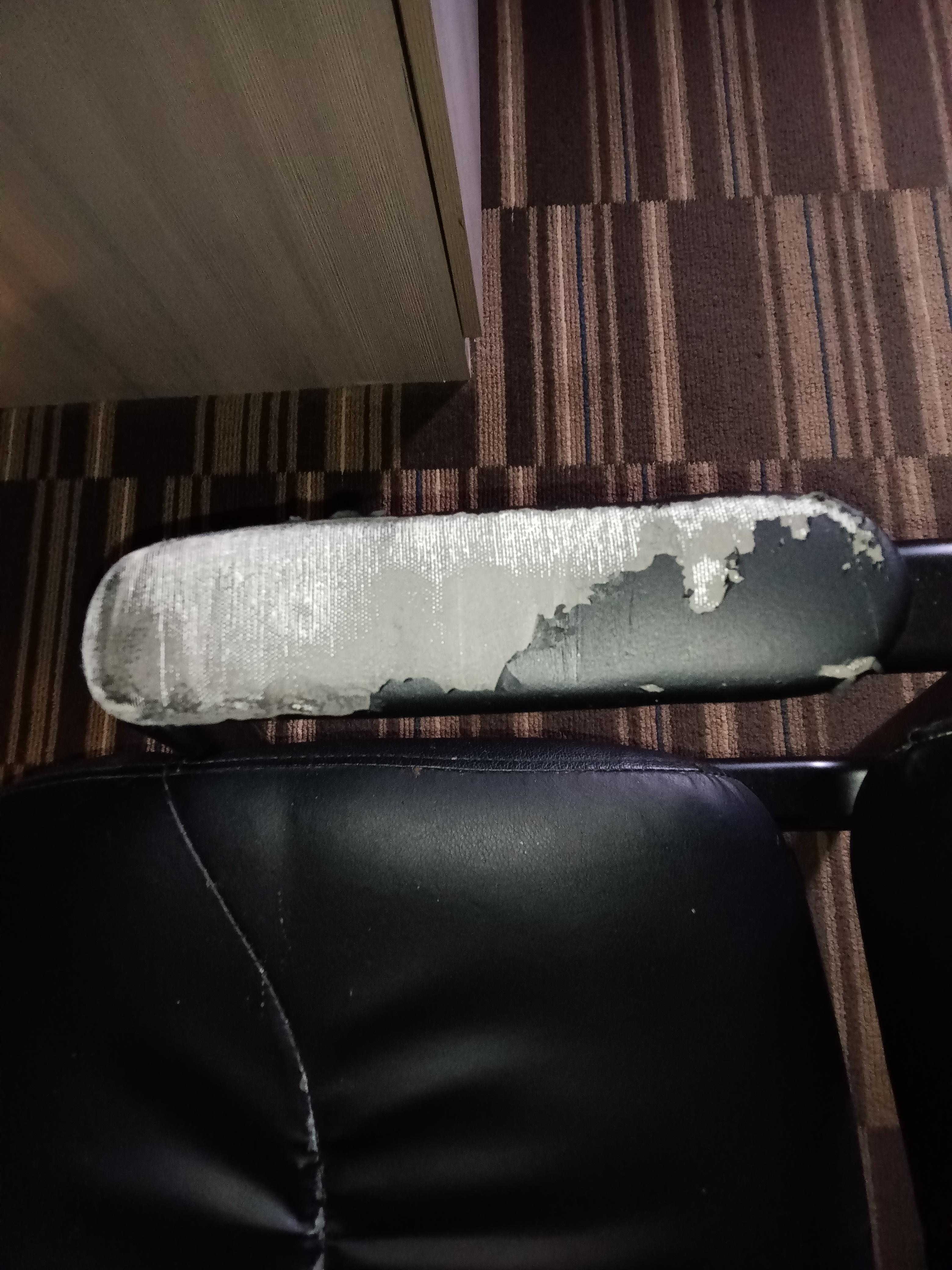 this chair has been through a lot