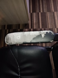 this chair has been through a lot