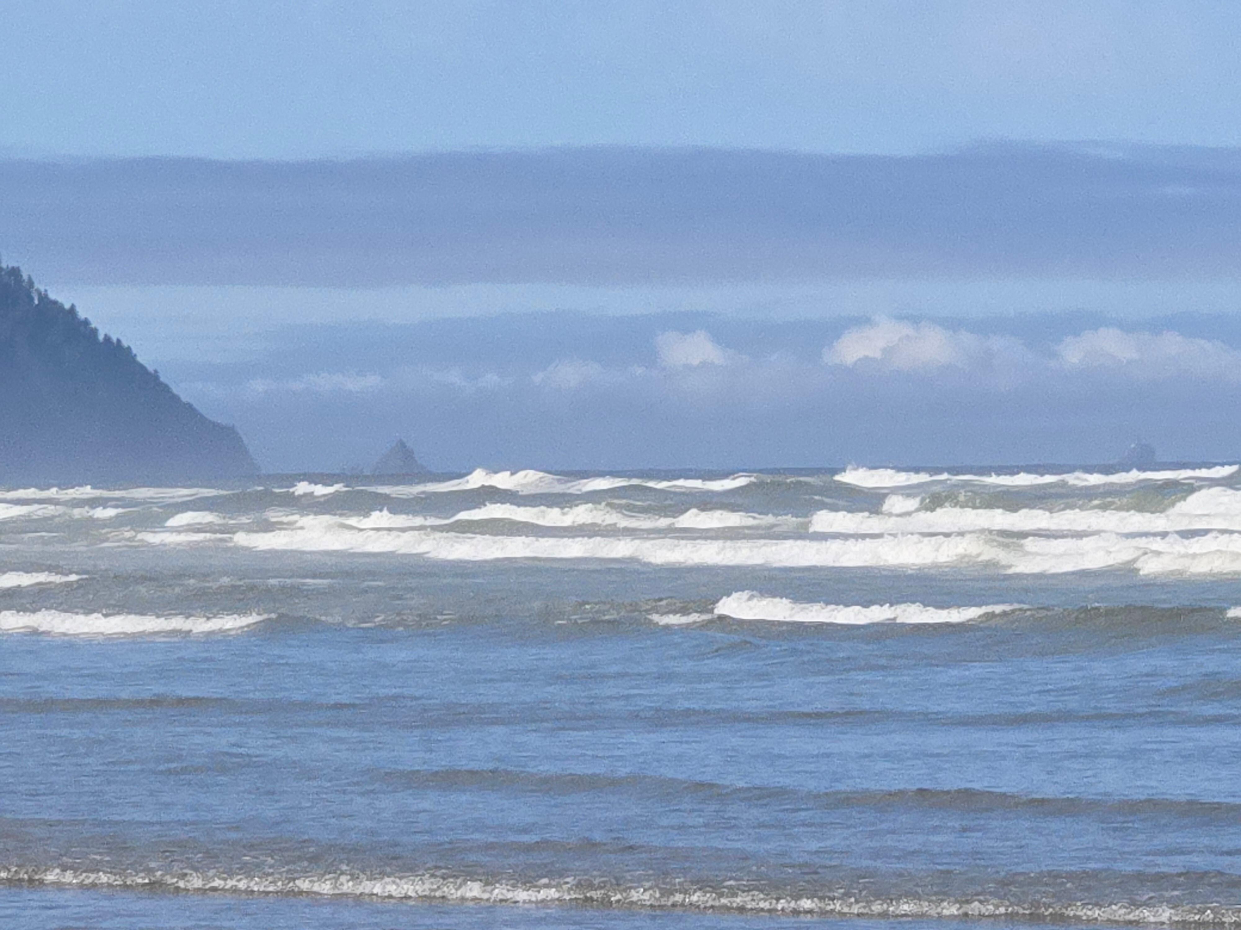 Looking south towards Cannon Beach