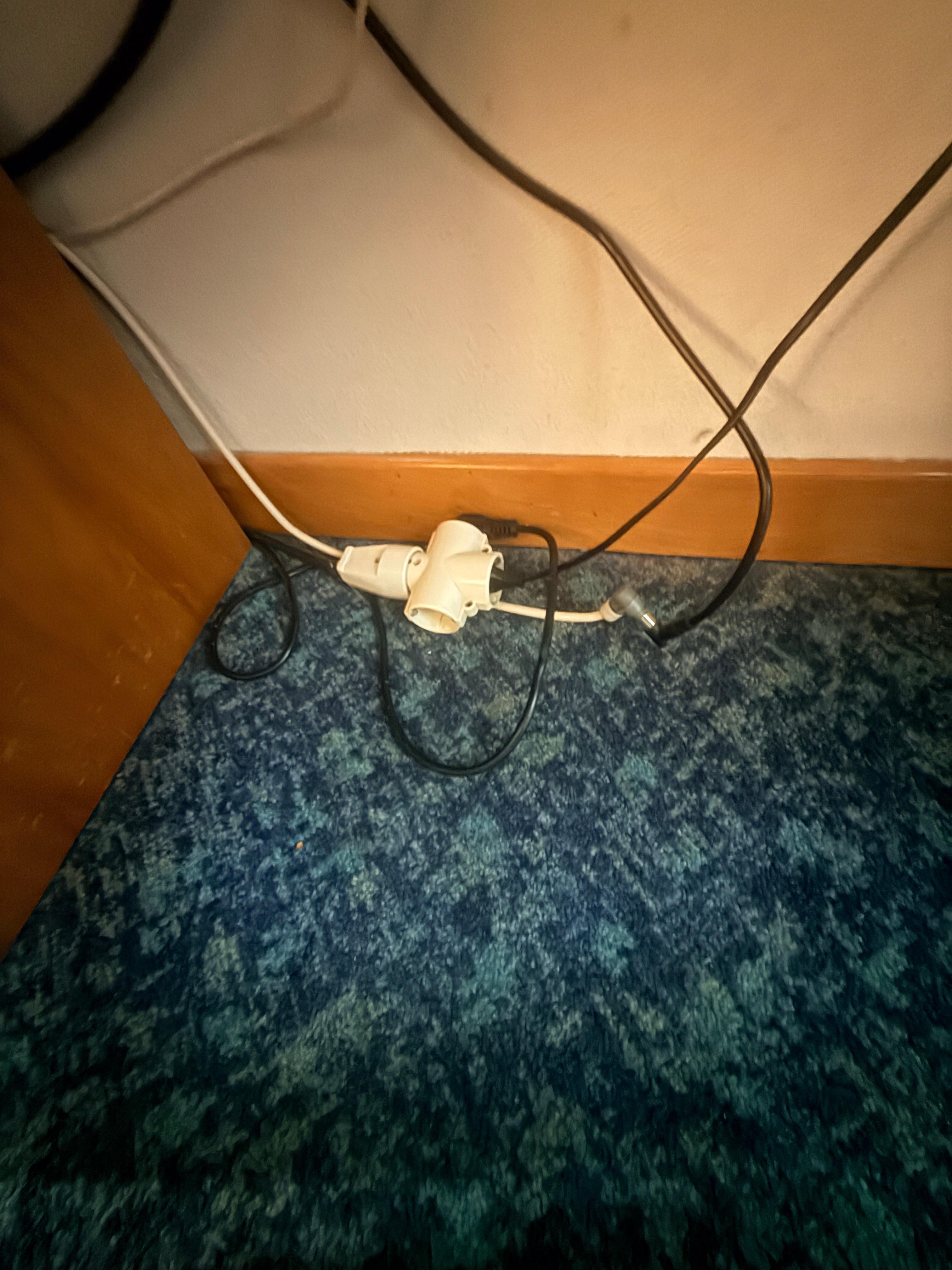 The rooms only power source