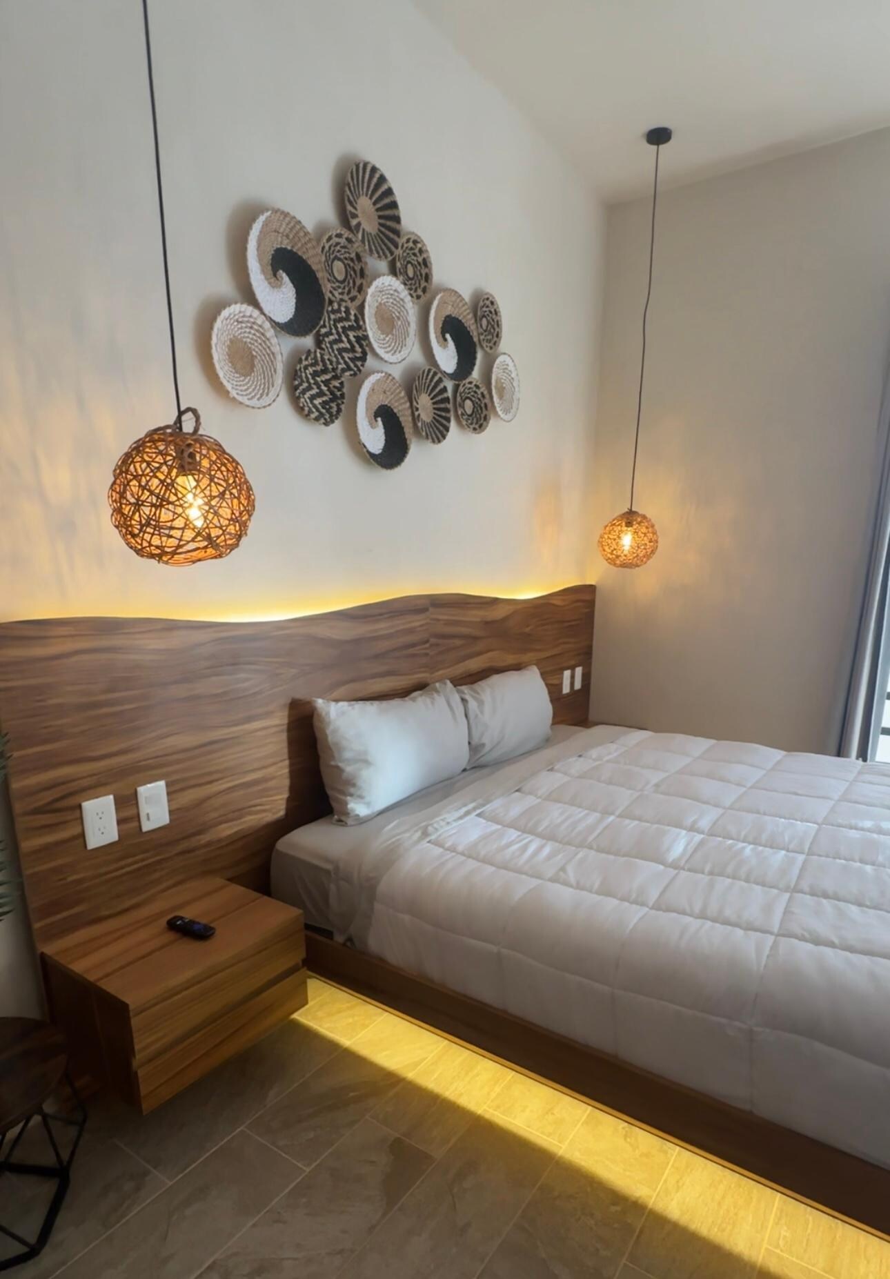 La cama muy comoda