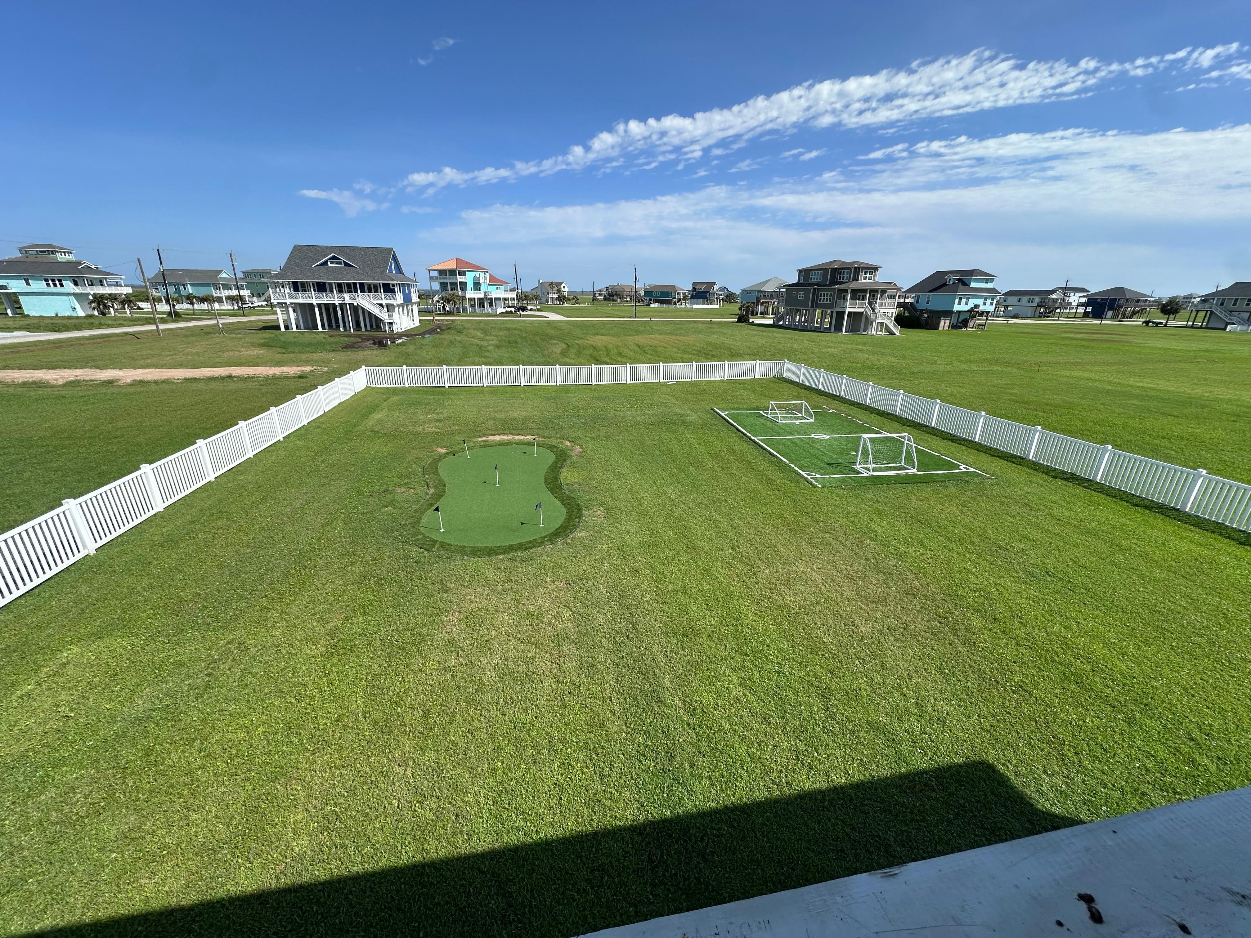 Kids had such a great time running around. One of the few places with a fenced in backyard! 