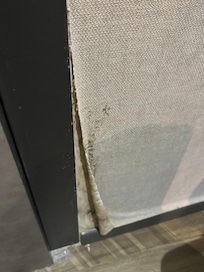 Tapeten sind alle lose.