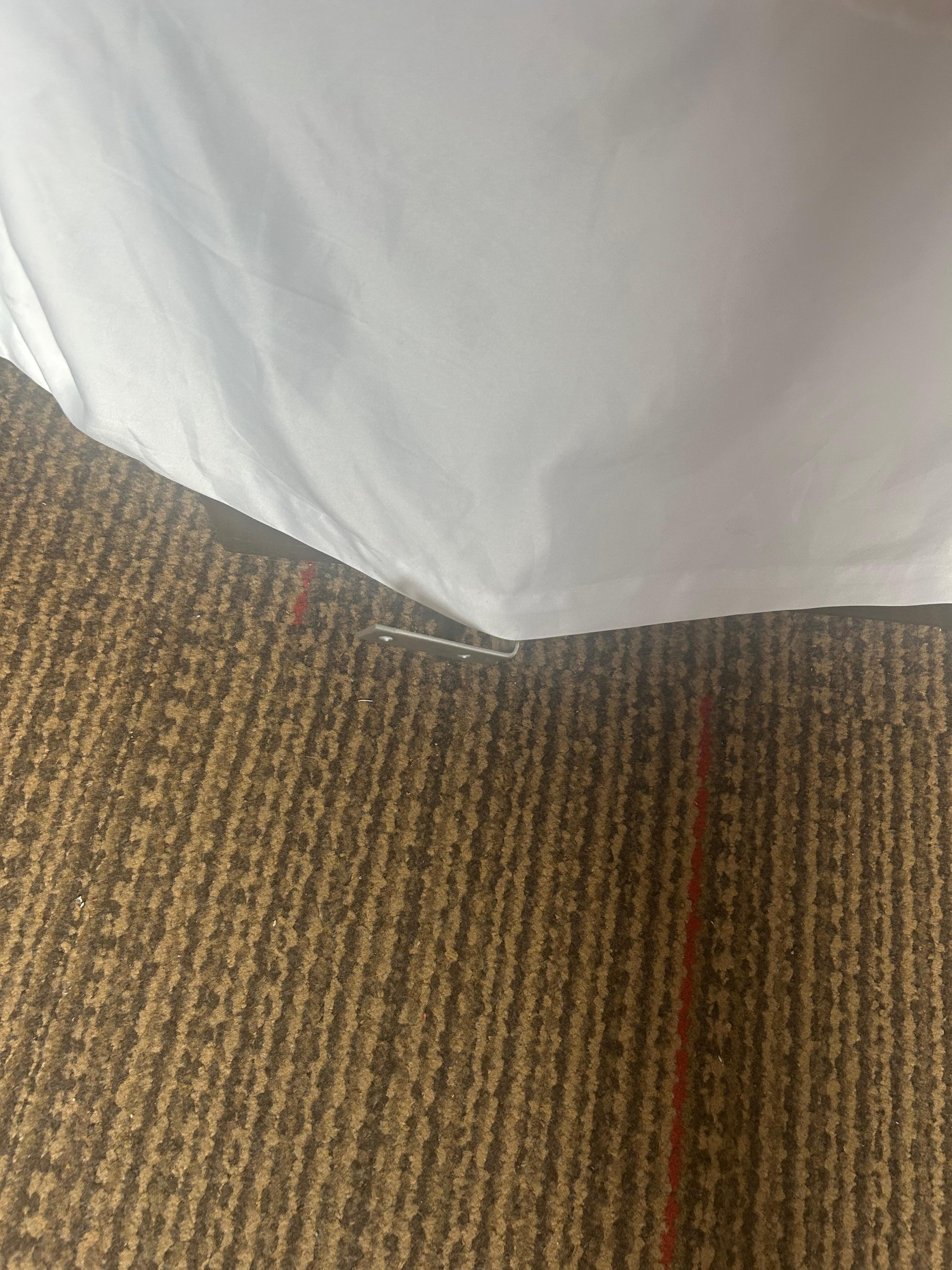 These were visibly sticking out from the mattress 