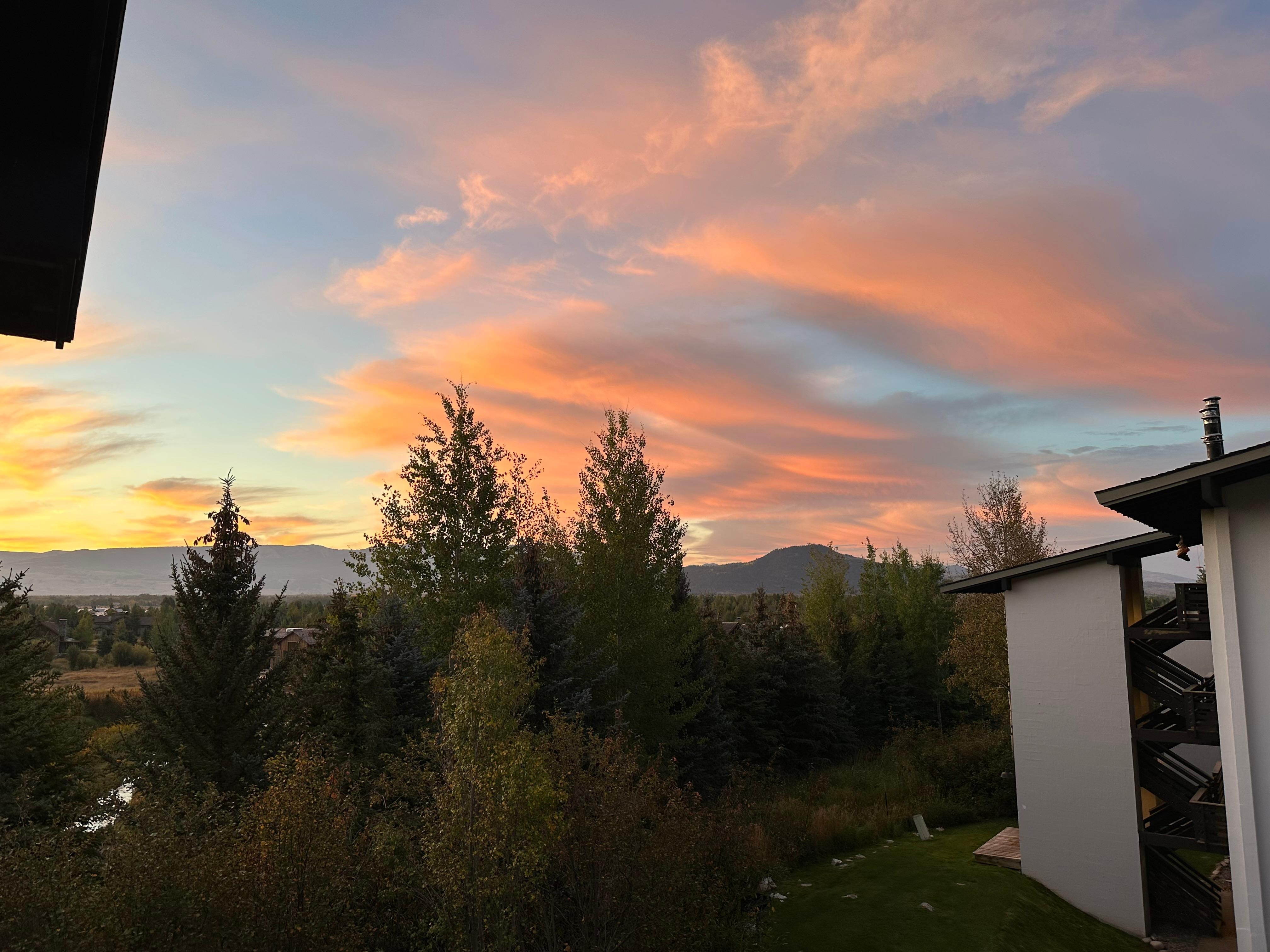 Sunrise at the condo