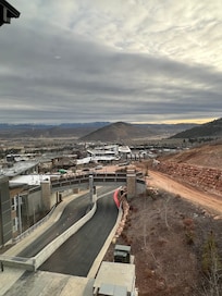 Mountain view from the deck