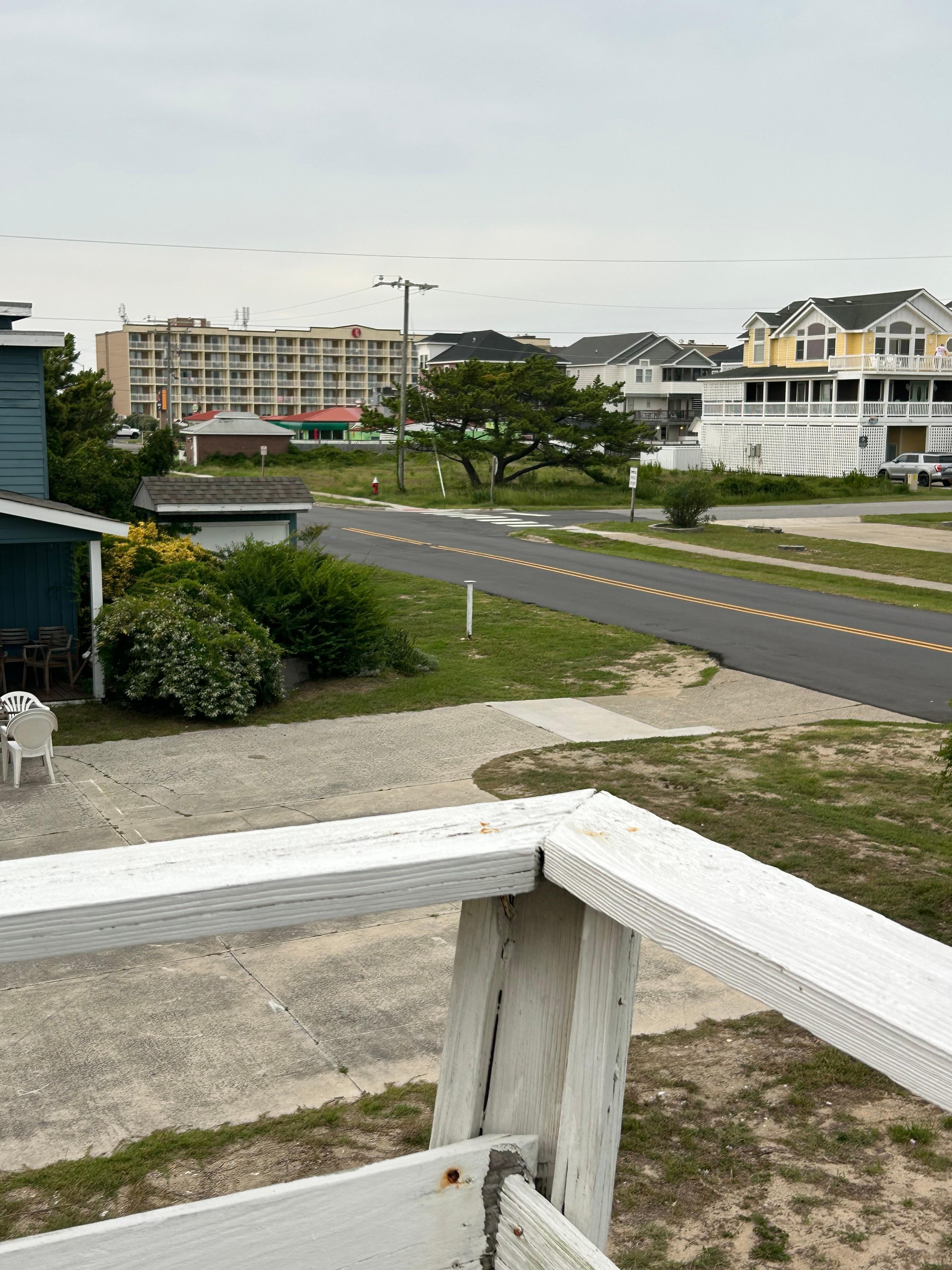 Just across the street from the Ramada