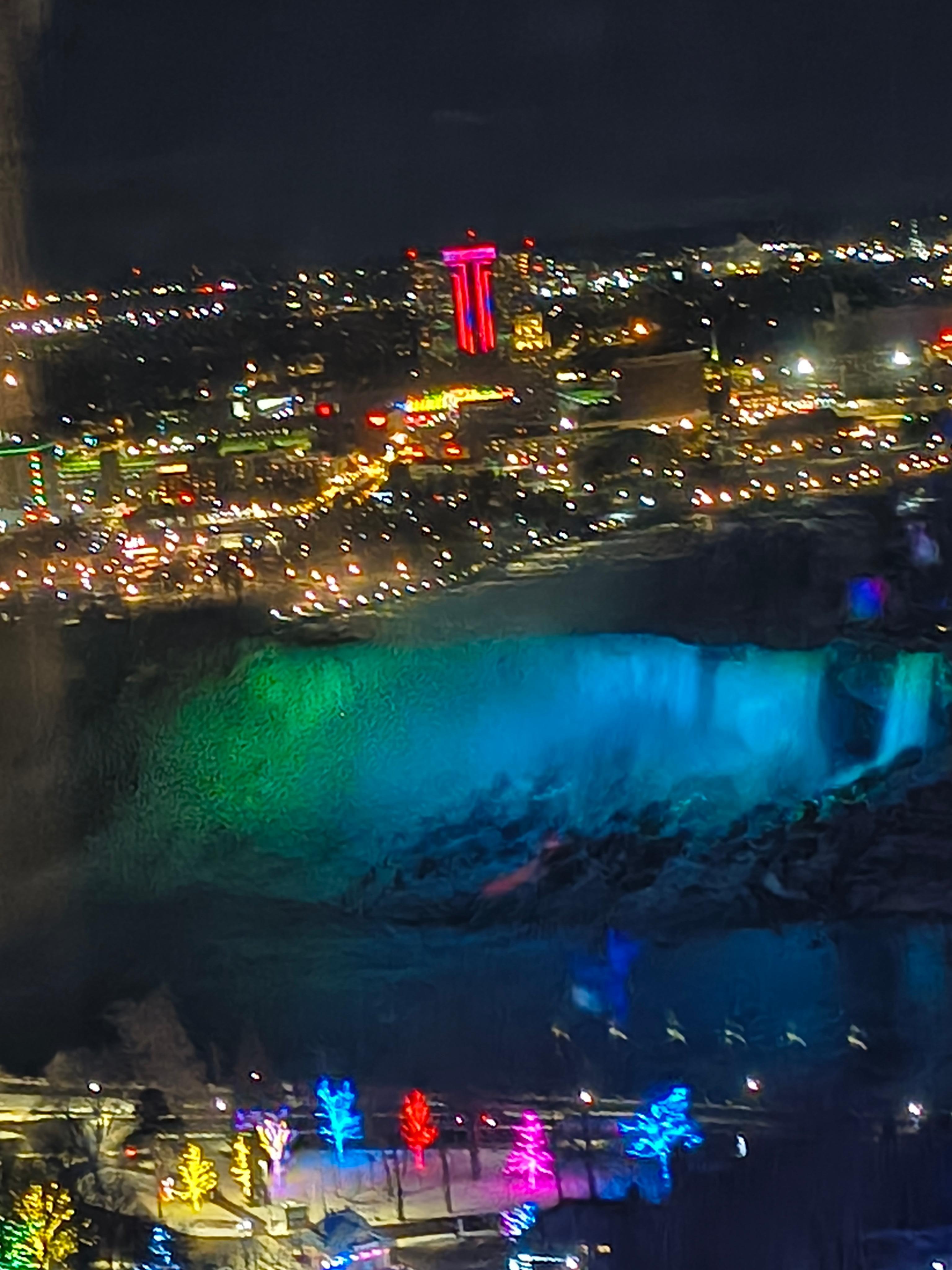 Beautiful view of the falls 
