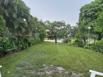 Backyard with view and walking trail