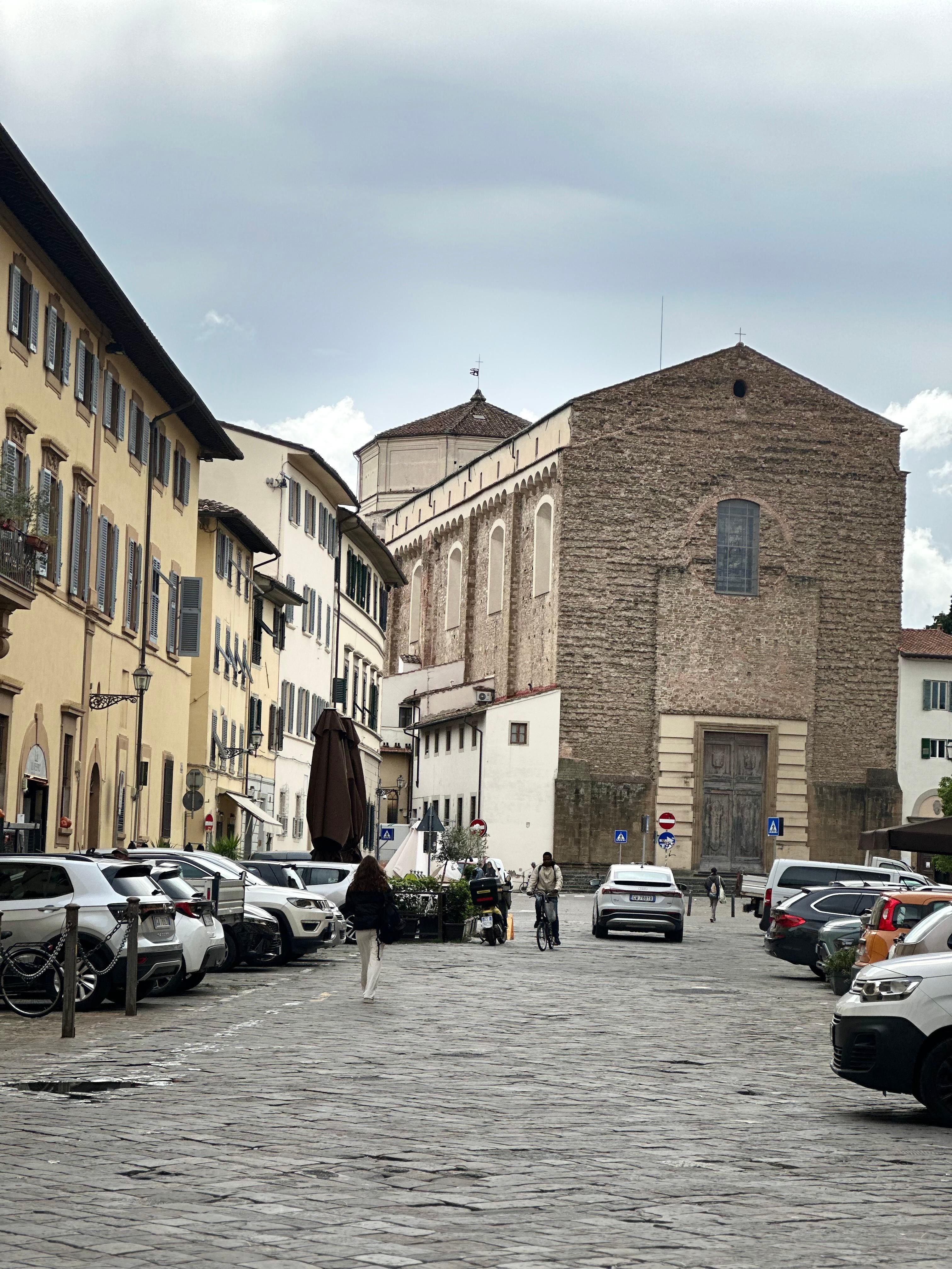 Piazza del Carmine, a stone’s throw away. Nexflex pic for series “ From Scratch” 