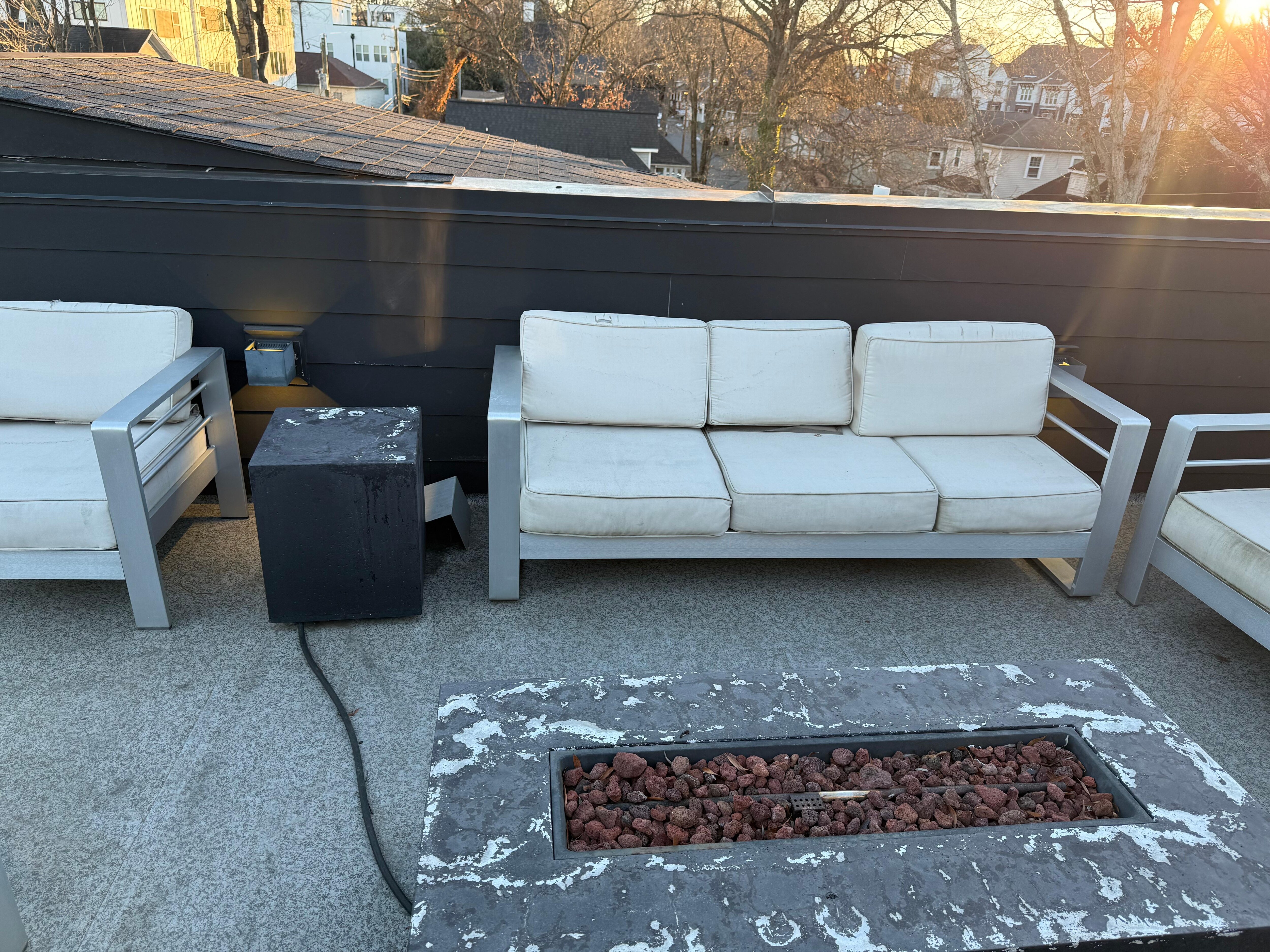 Fire pit didn’t work.