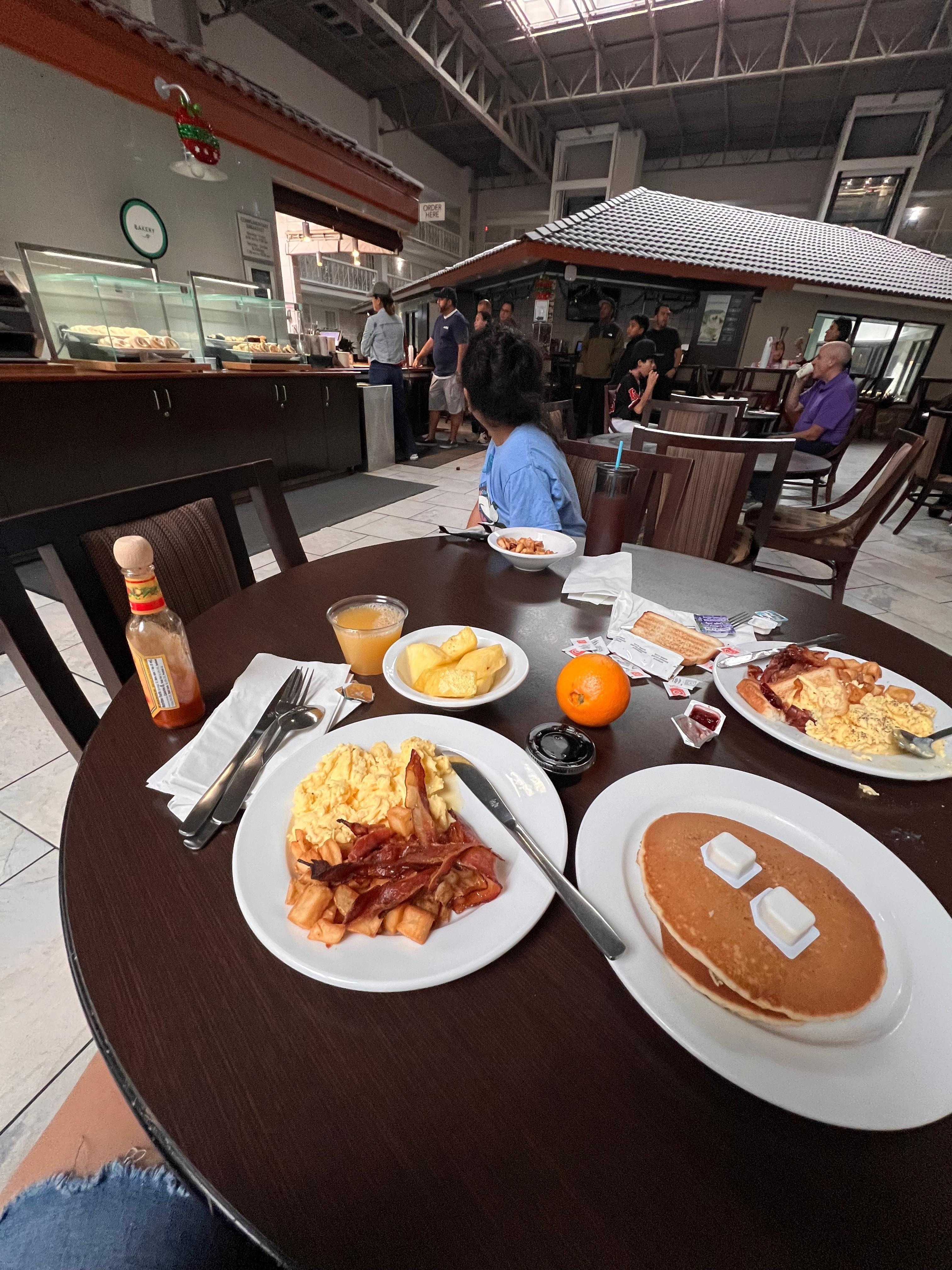 Plenty of food options 