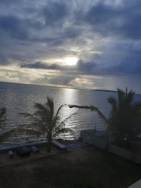 Sunrise on a cloudy day