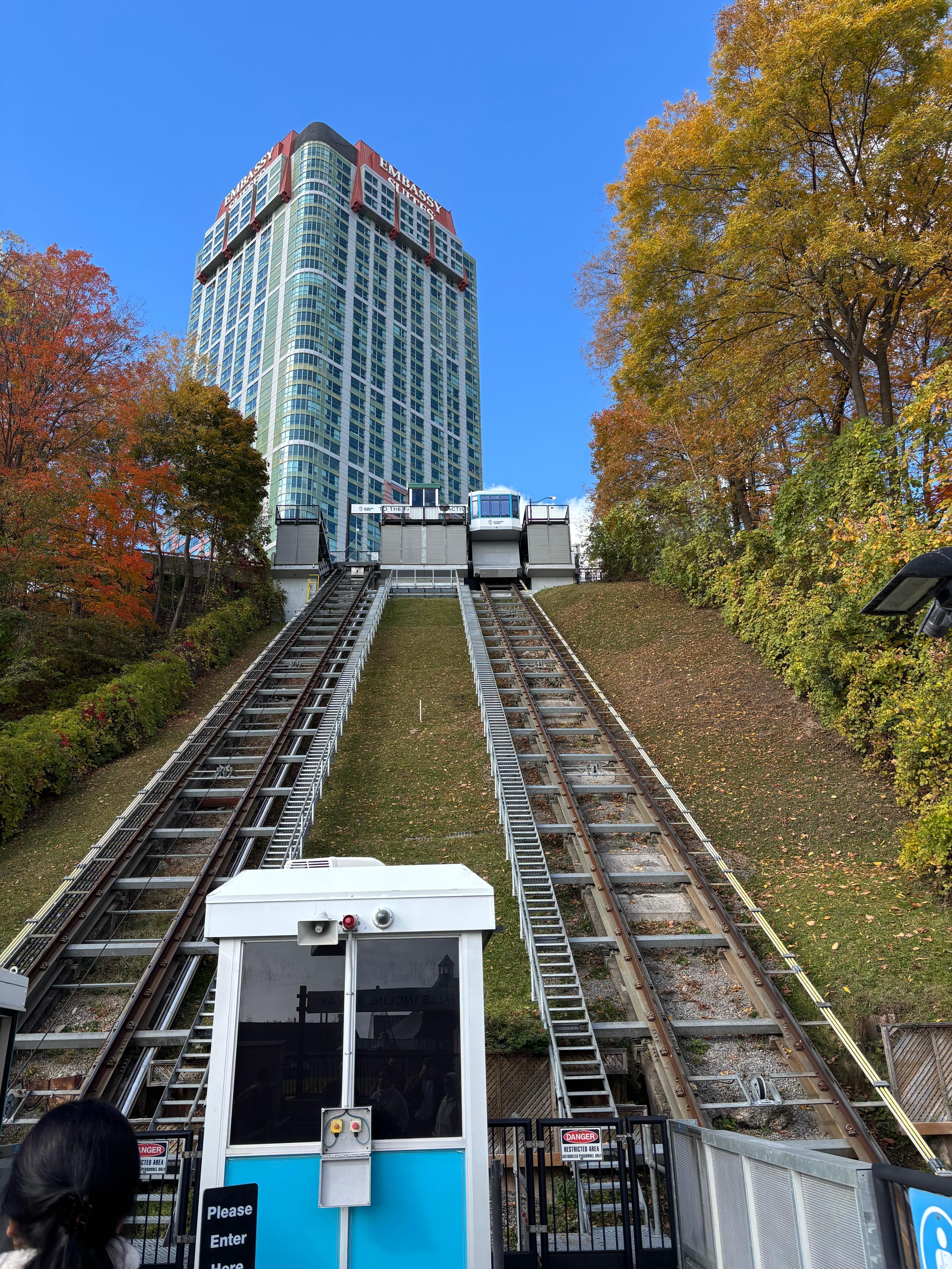 Railway going up and down very easy