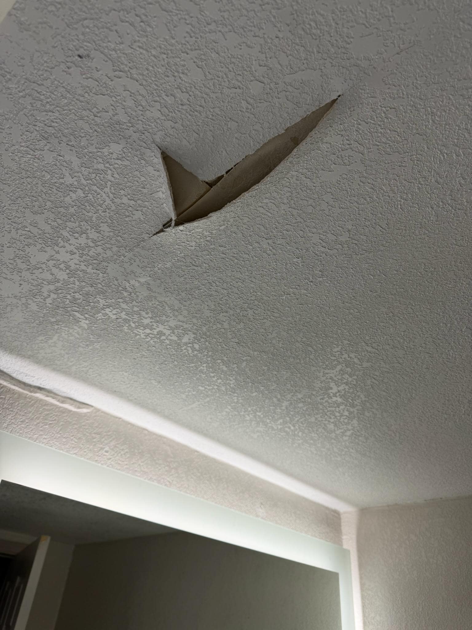 Leaking ceiling