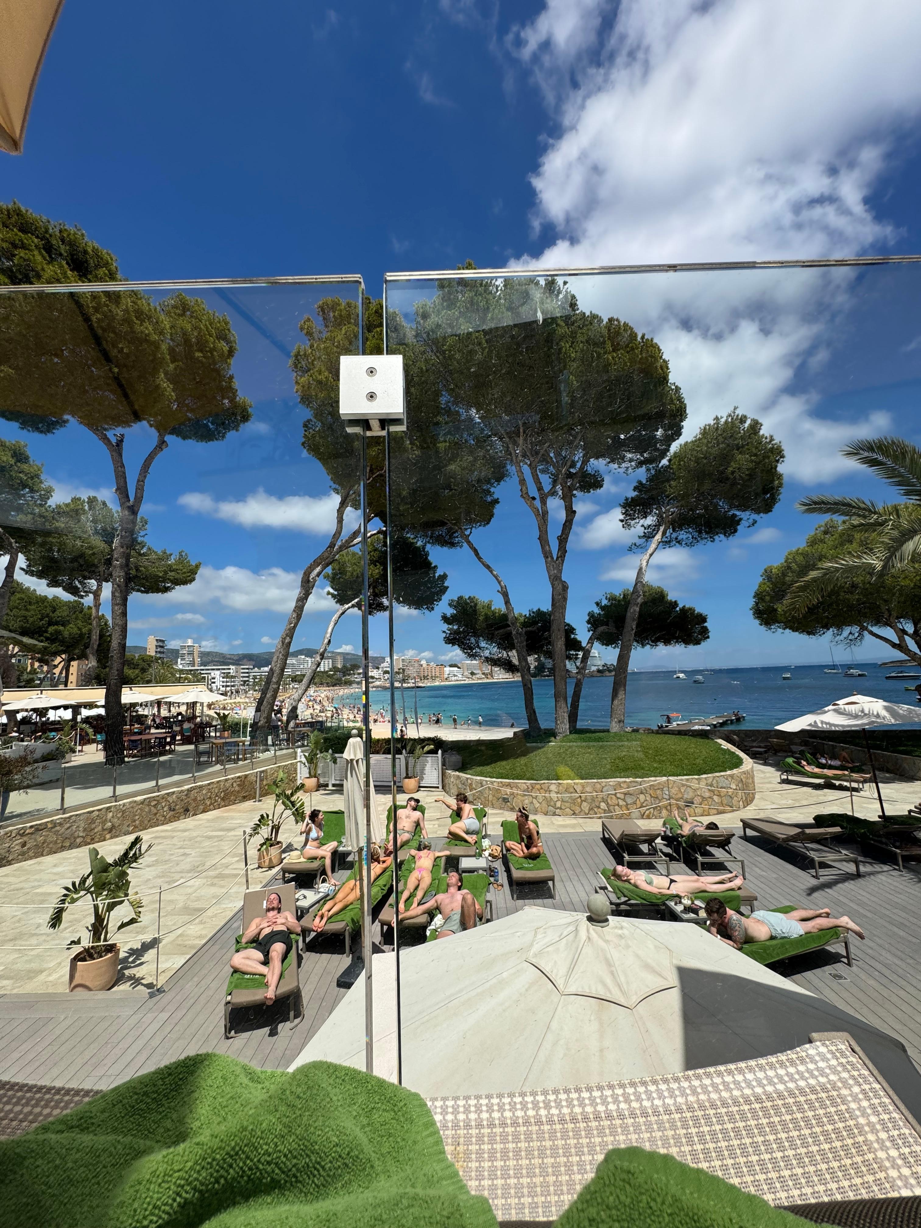 The view from the Level patio, access below directly to the beach and boardwalk
