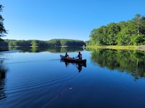Peaceful canoeing