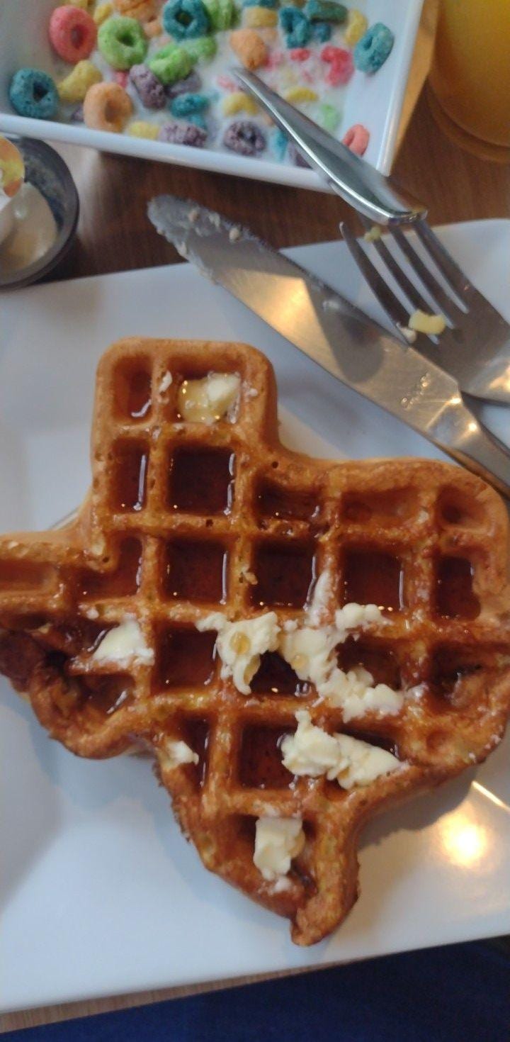 My Texas waffle 
