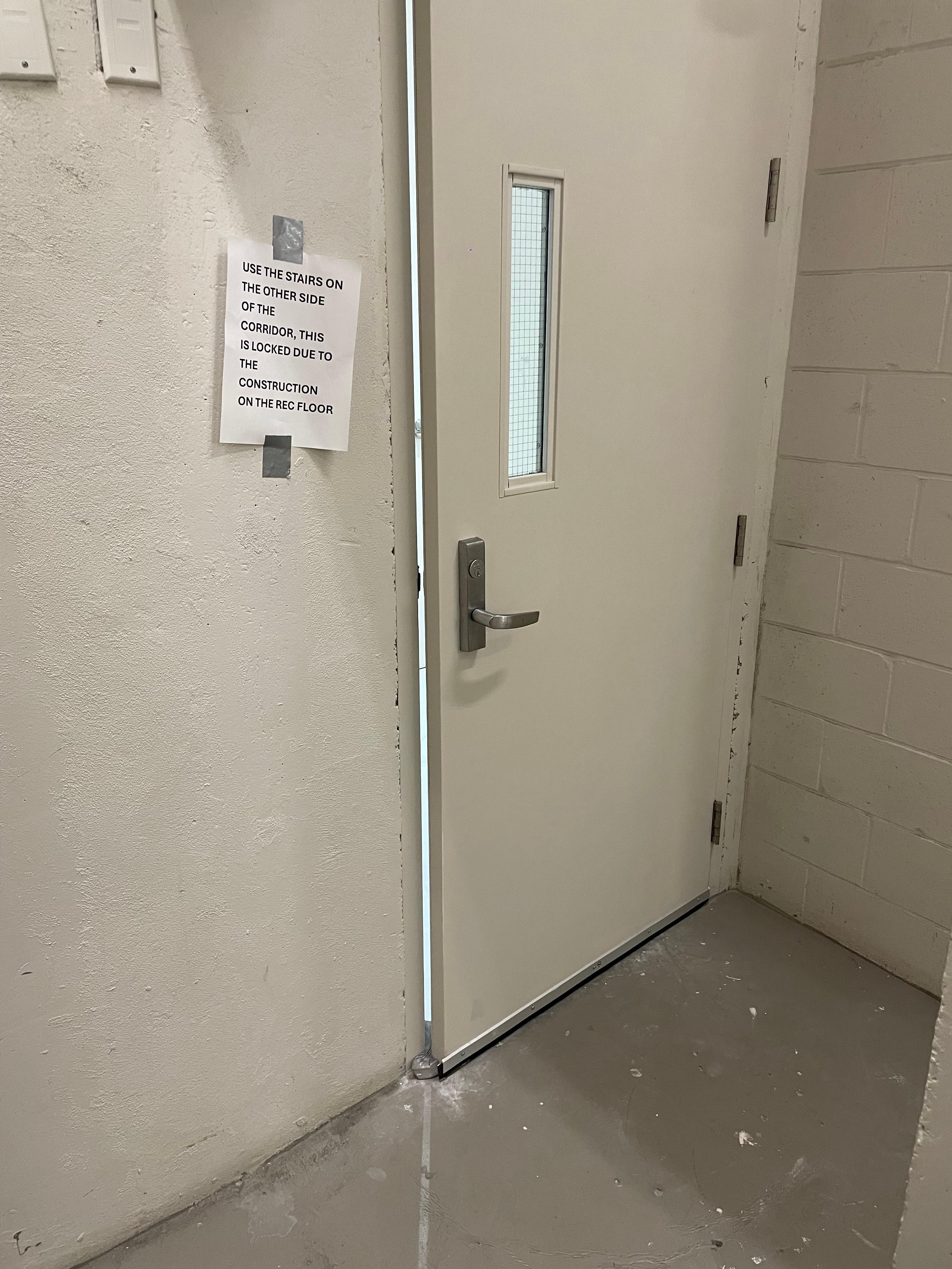 Having to use the stairs