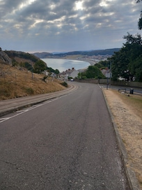 View from half way up The Great Orme,looking over the bay at Llandudno