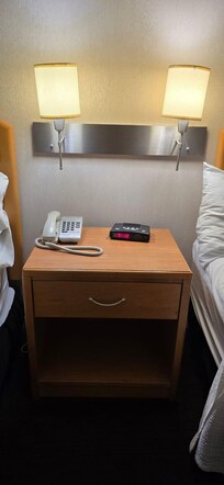 basic amenities, such as a phone charger near the bed, were missing.