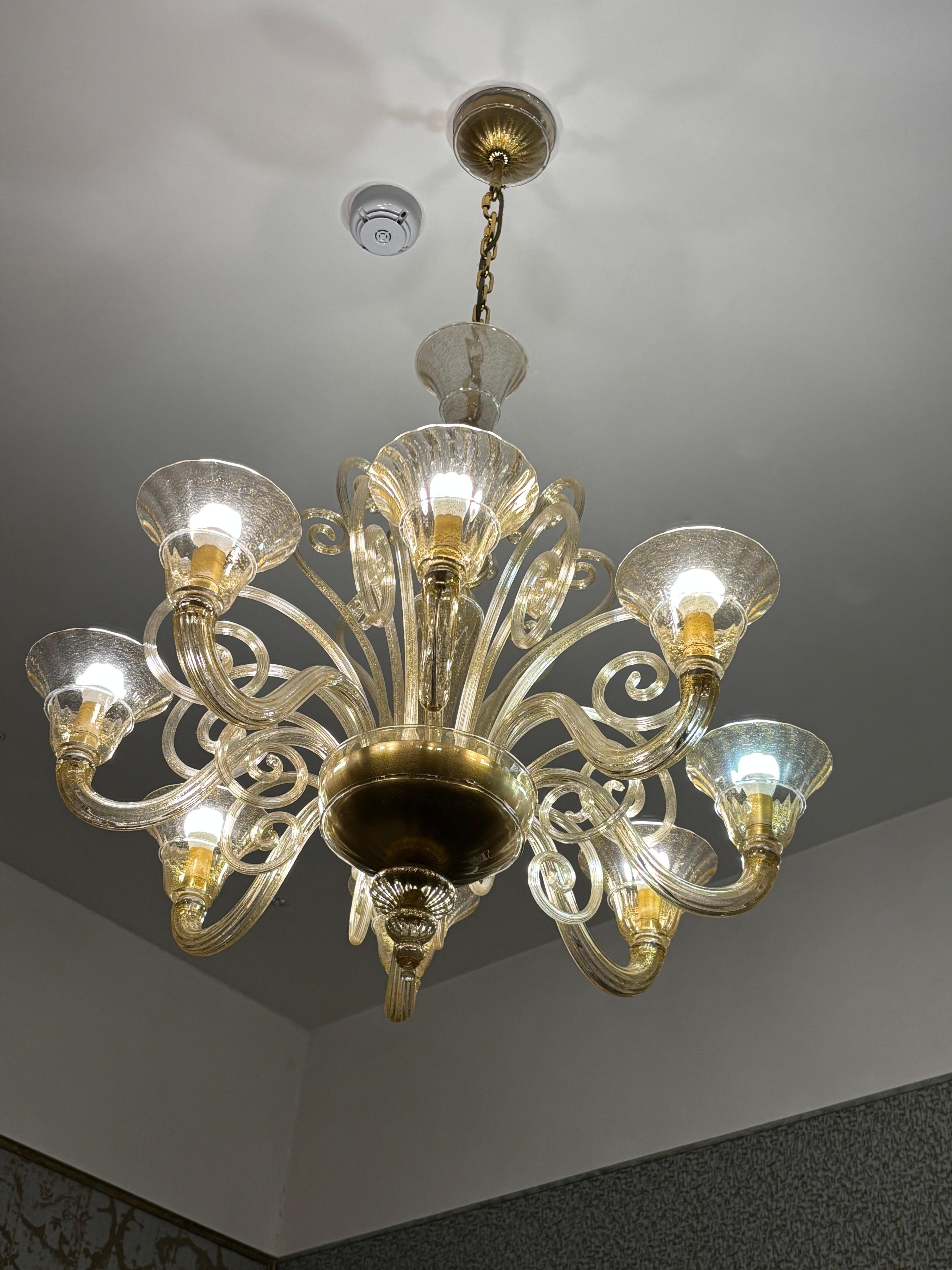 Murano glass chandelier 