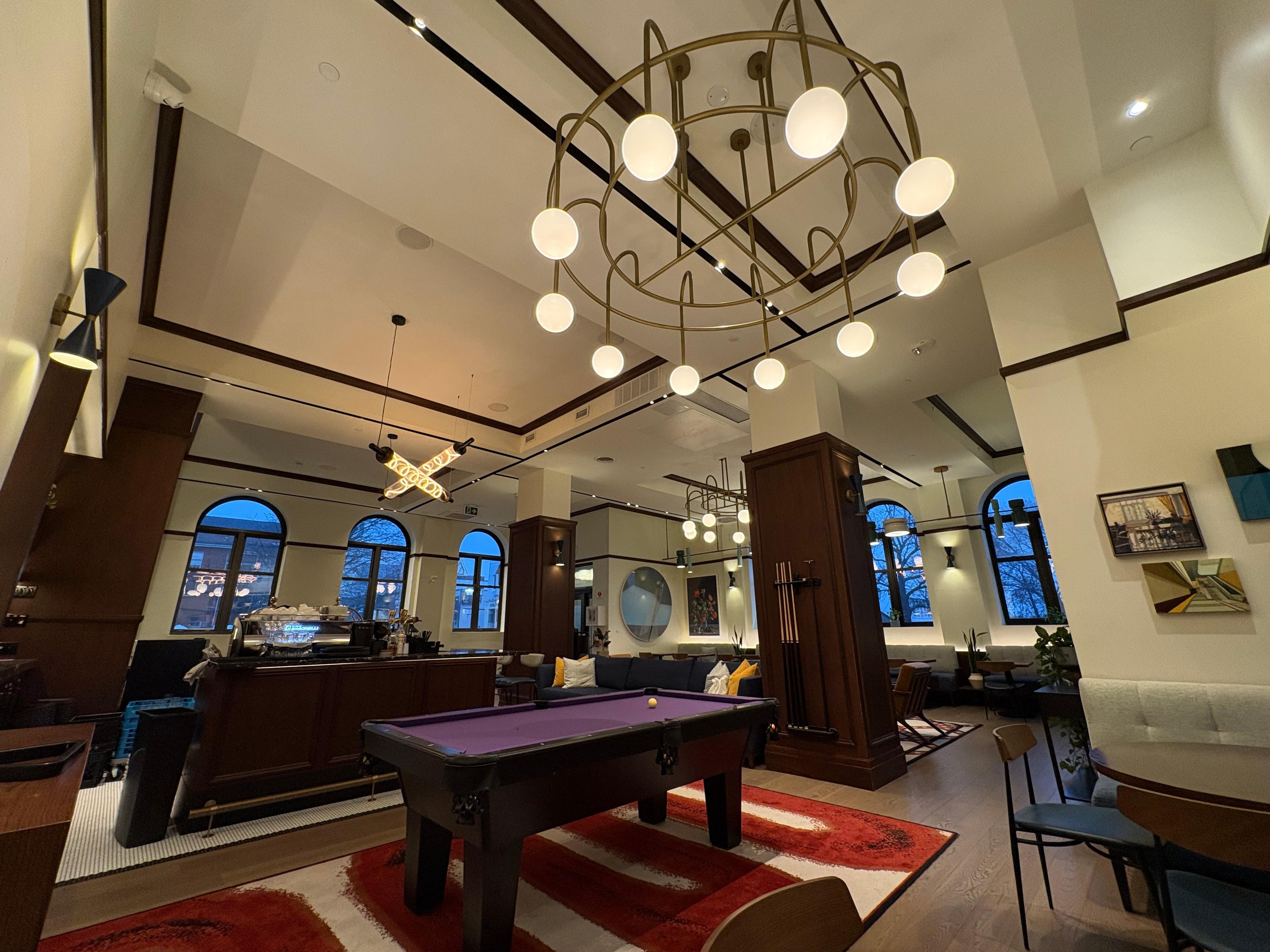 Trendy lobby. Great place to get a little work done!