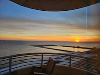Sunset from balcony