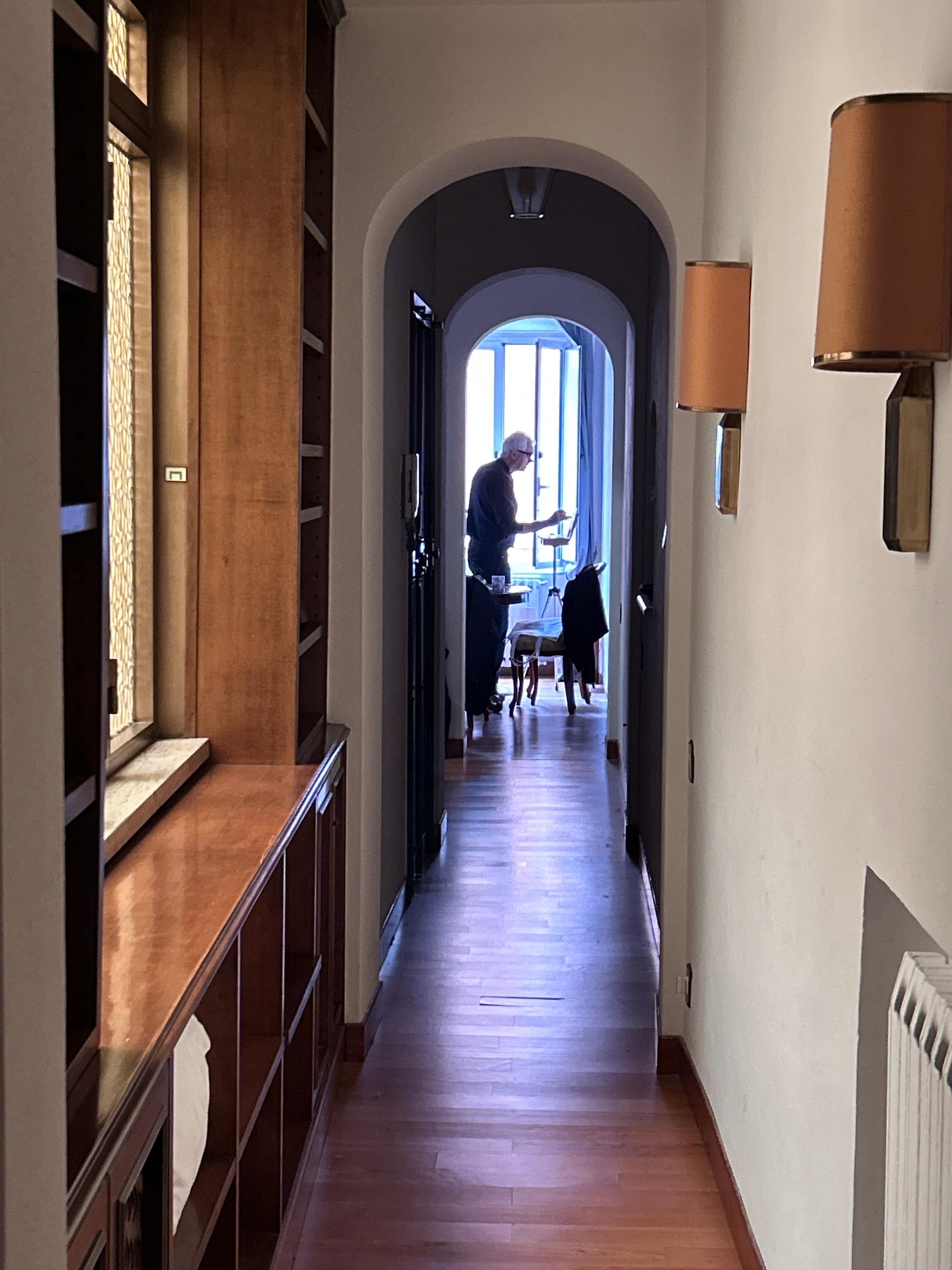 Great sunlight for my artist, husband 