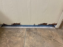 Bottom of bathroom door..