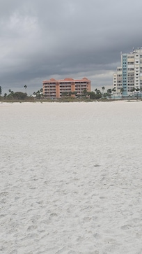 View of condo from the beach