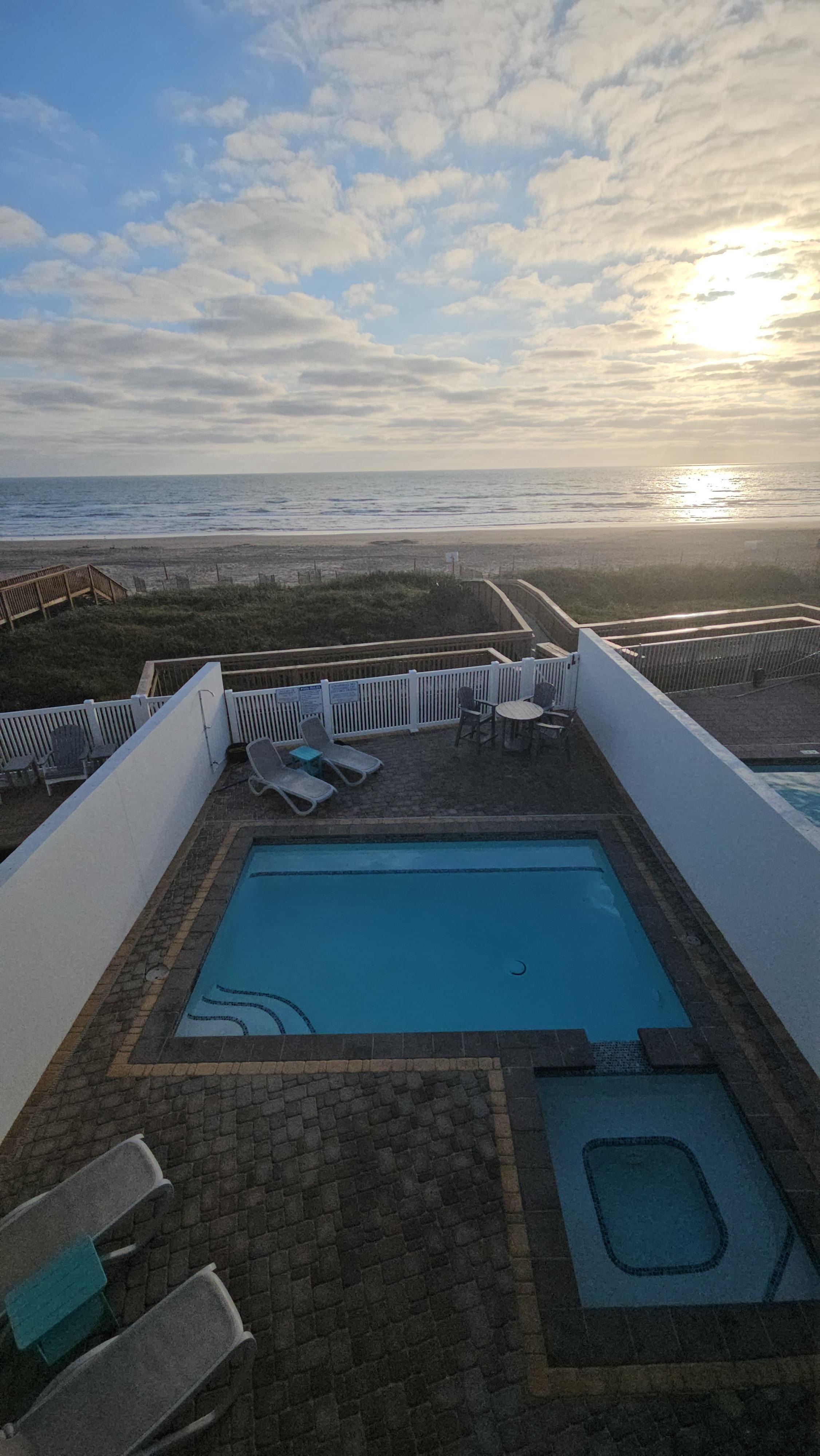 Sunrise from balcony