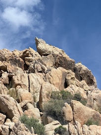 Coyote rock visible from front deck.