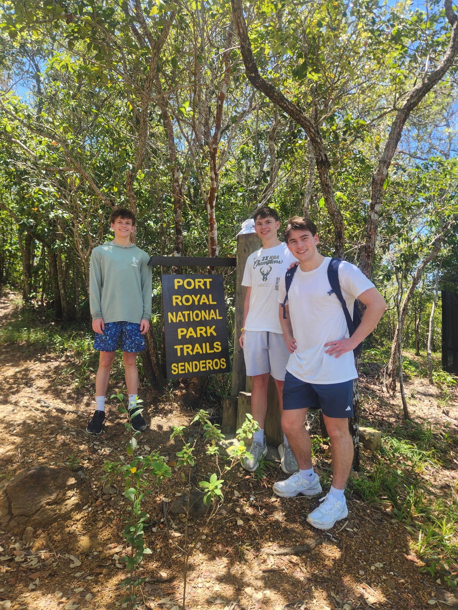 Just down the road from the house! 