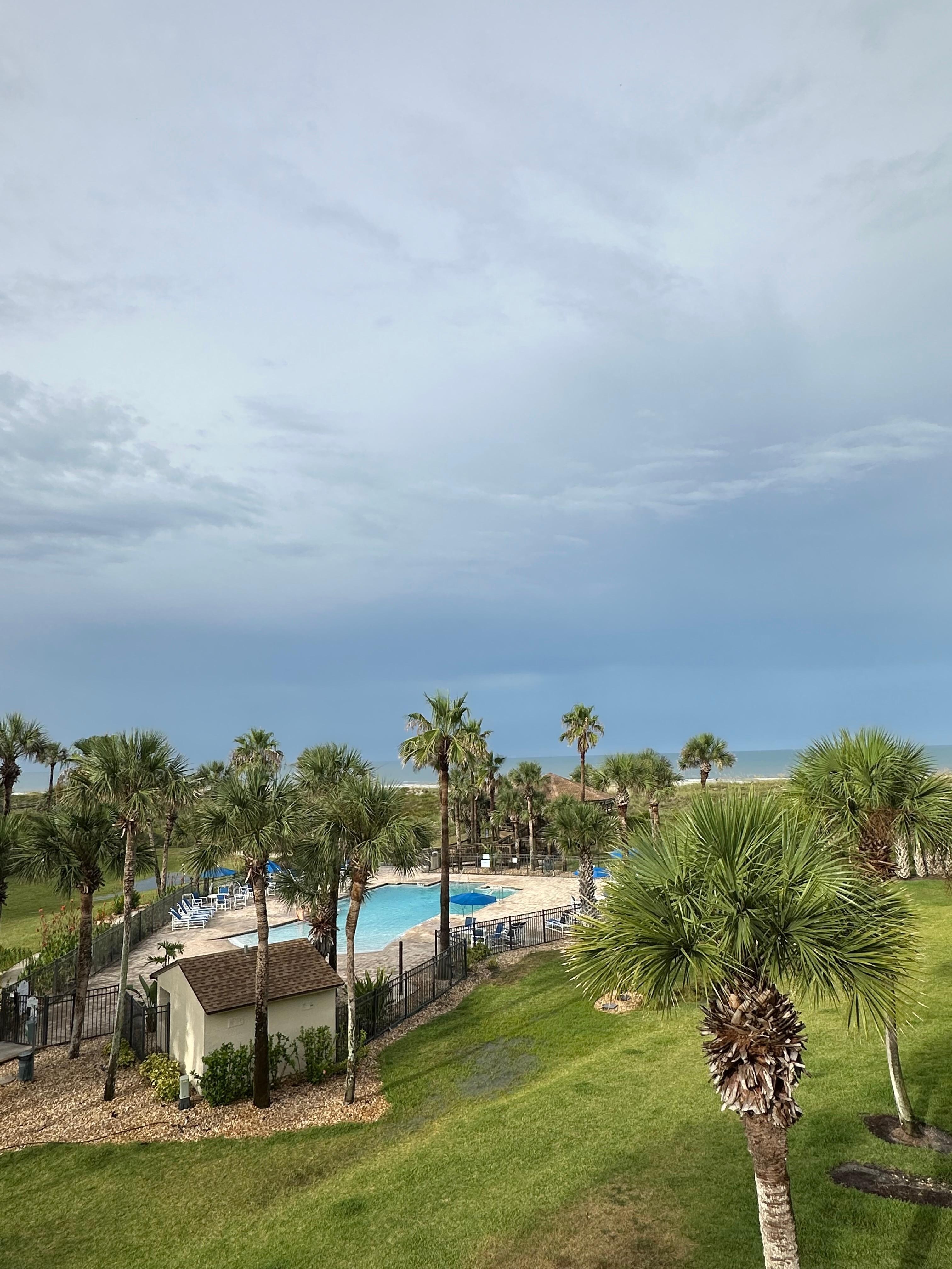 View from balcony 