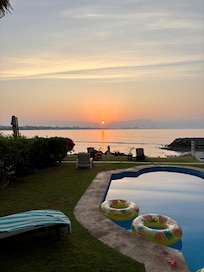 Sunrise from second floor balcony