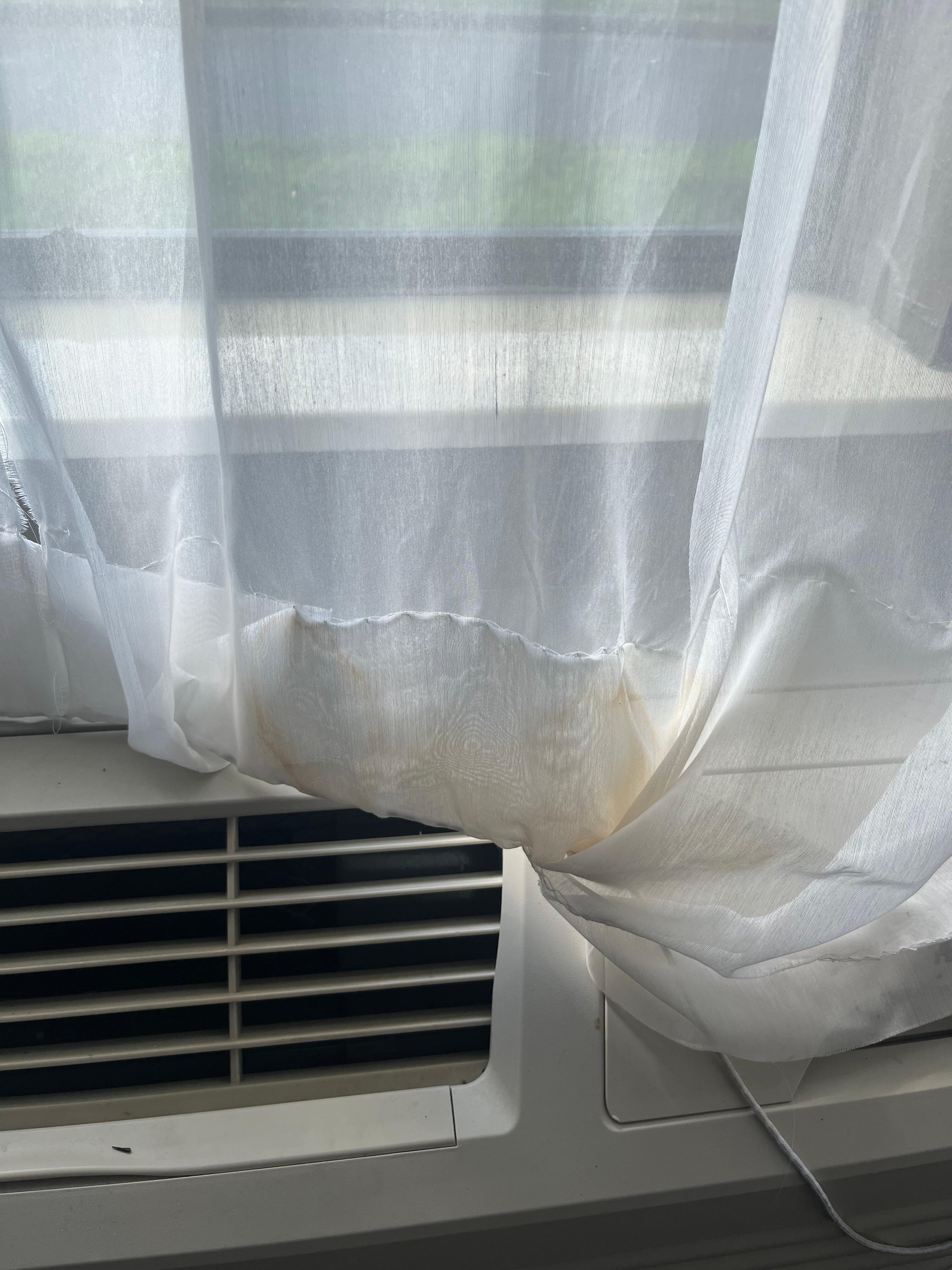 Stained curtains