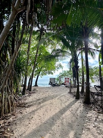 Just steps from one of the best surfing beaches