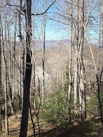 Another beautiful view of the landscape from the balcony.
