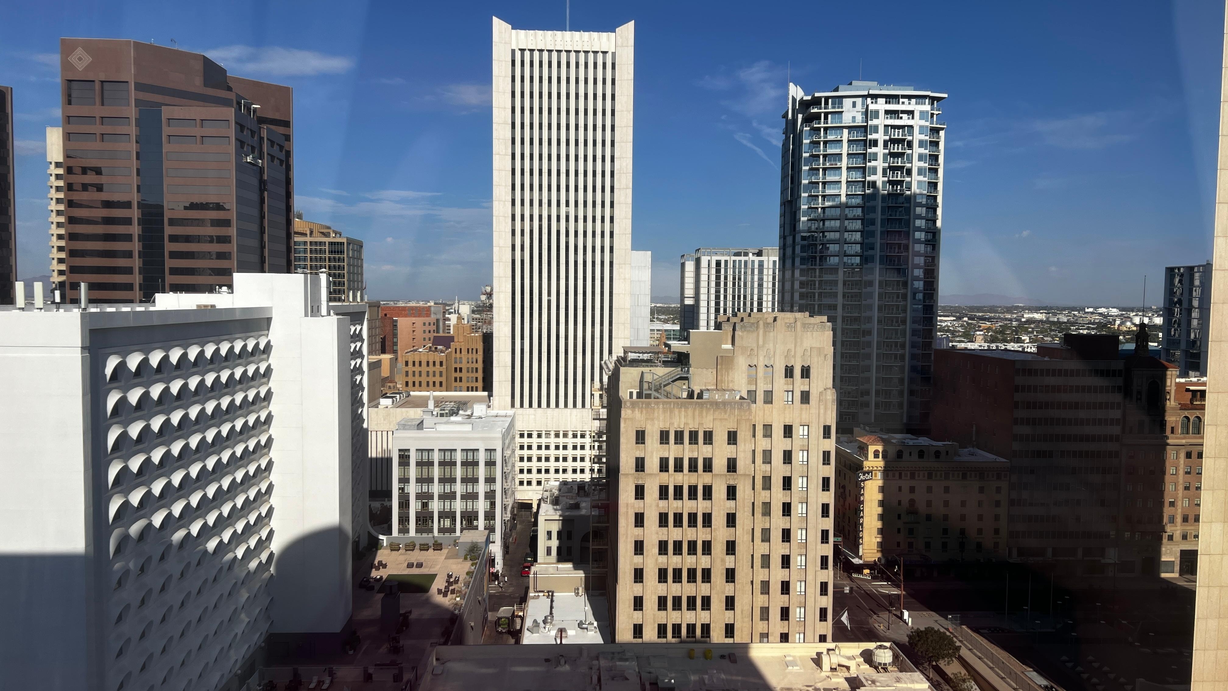 View from room on 17th floor