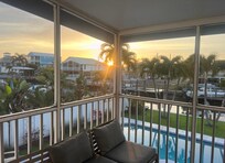 Sunrise on the patio