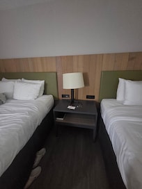 Table lamp with outlets and USB