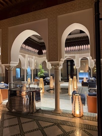 Inside the hotel