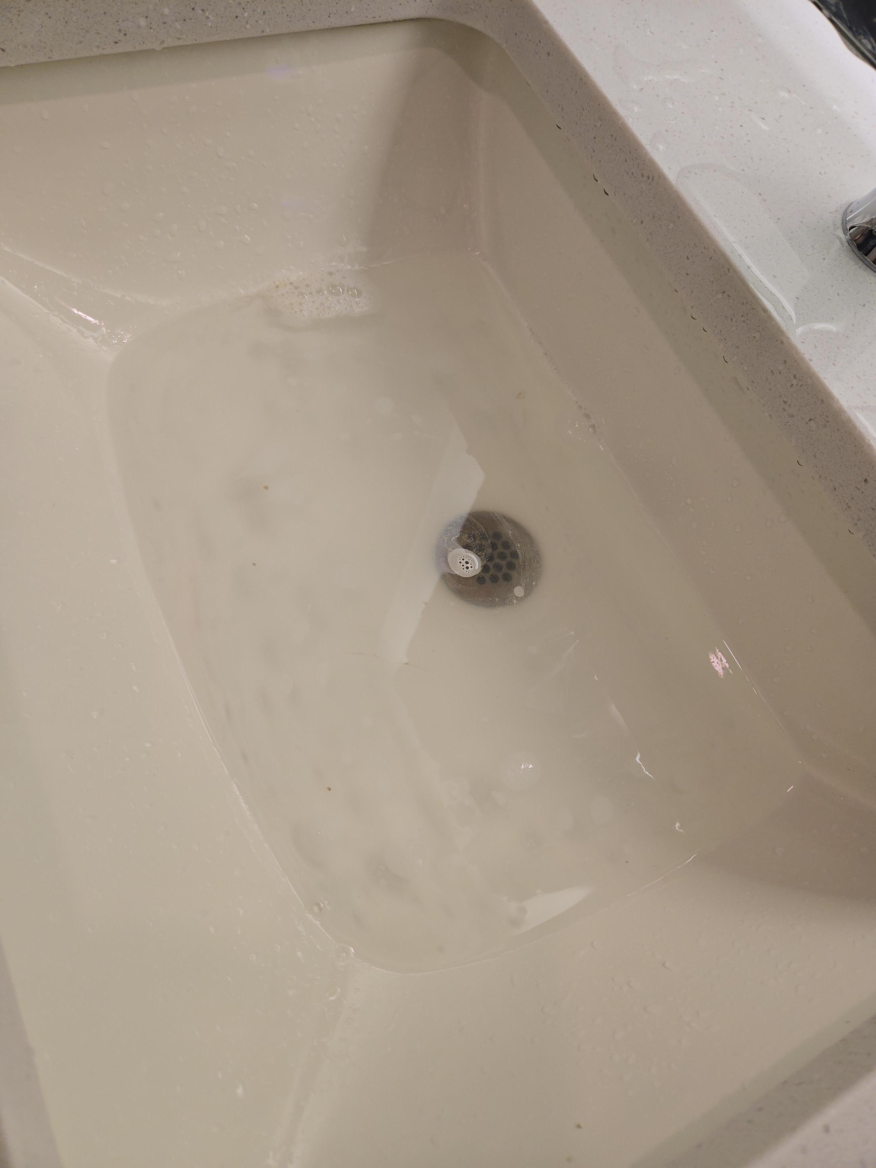 Clogged sink