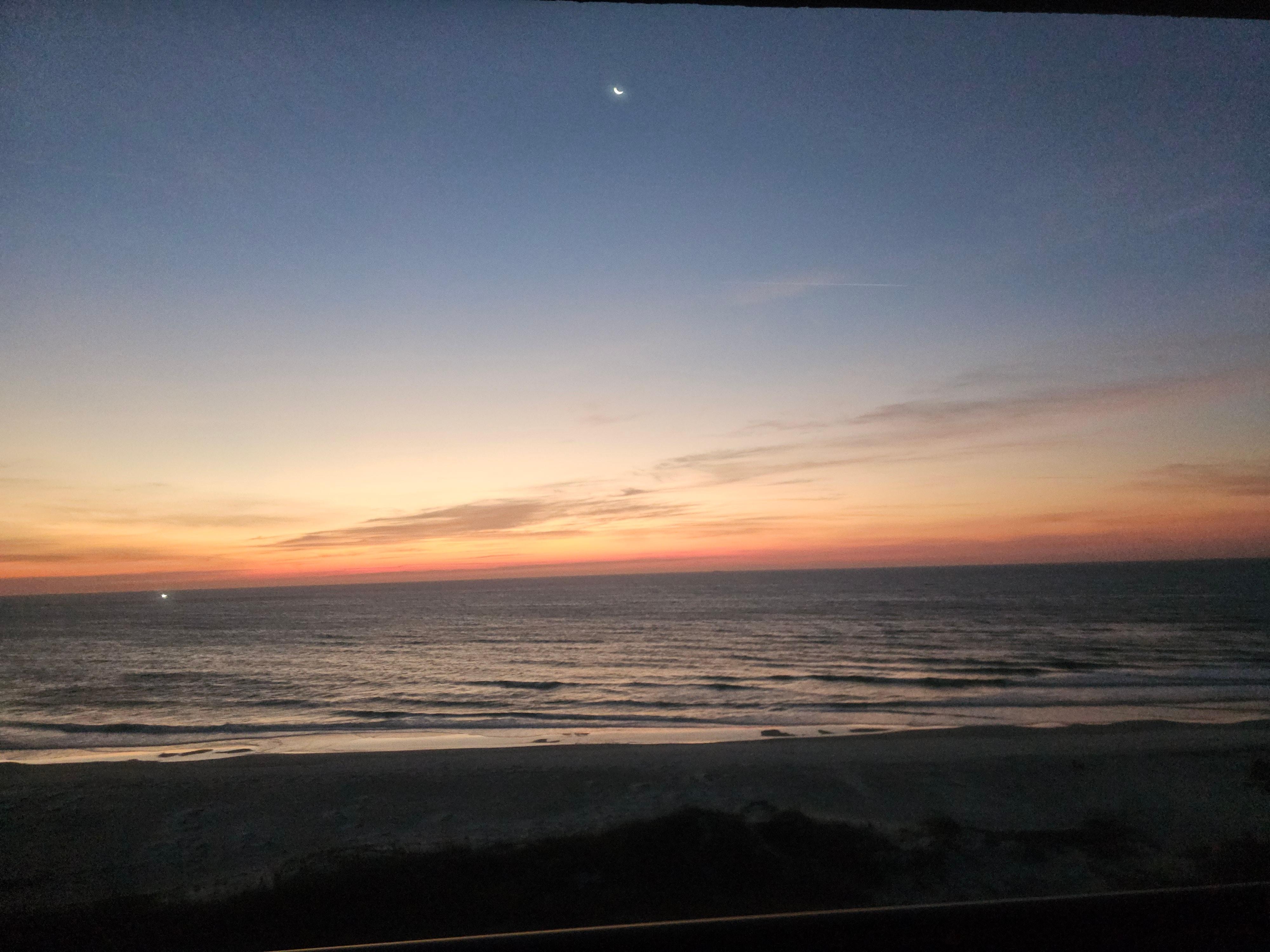 Pre-sunrise from my balcony!