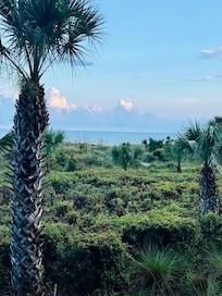 Ocean front view from our private balcony