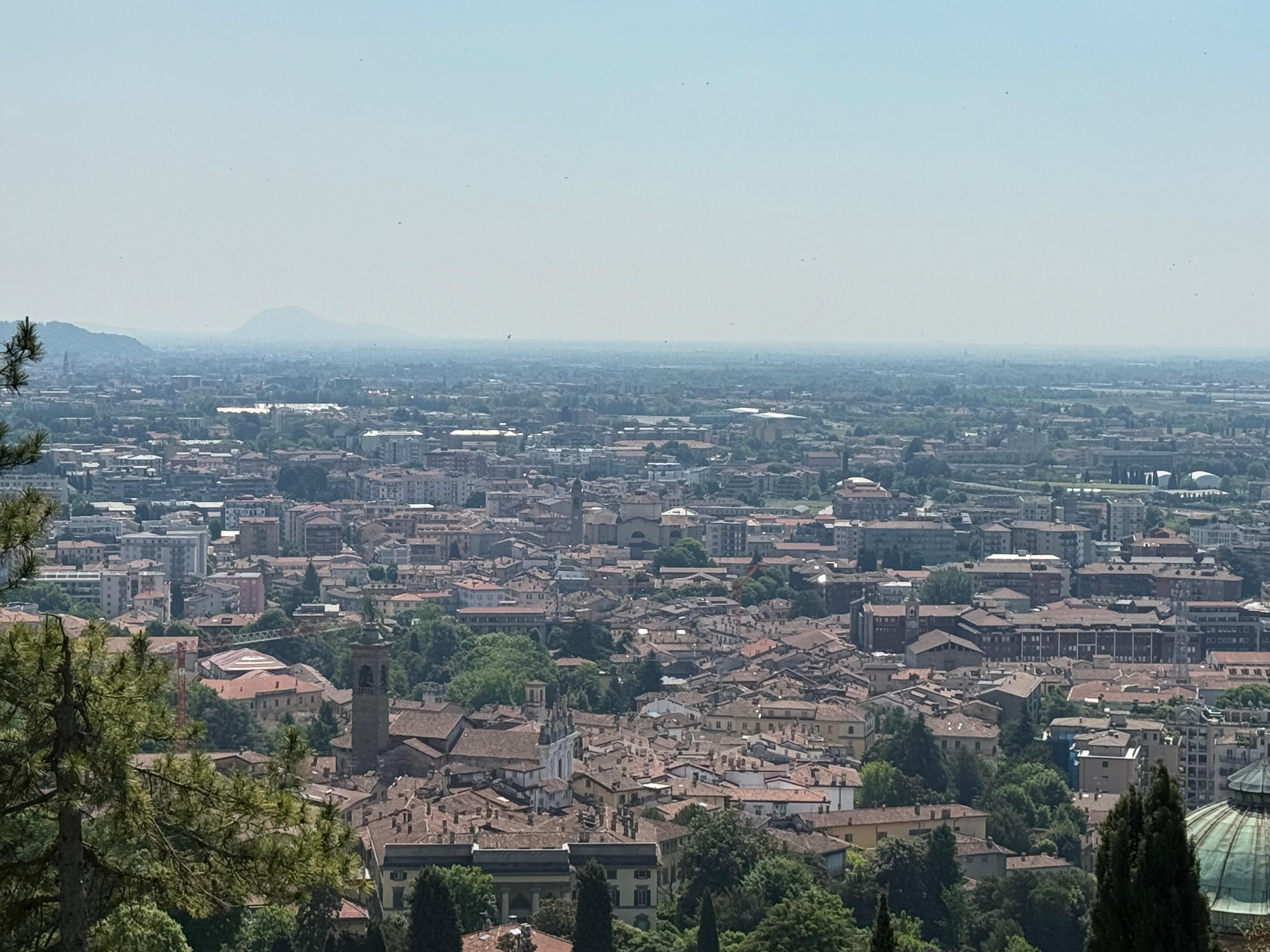 Utsikt över Bergamo 