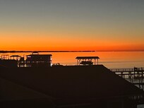 Beautiful sunset off the deck